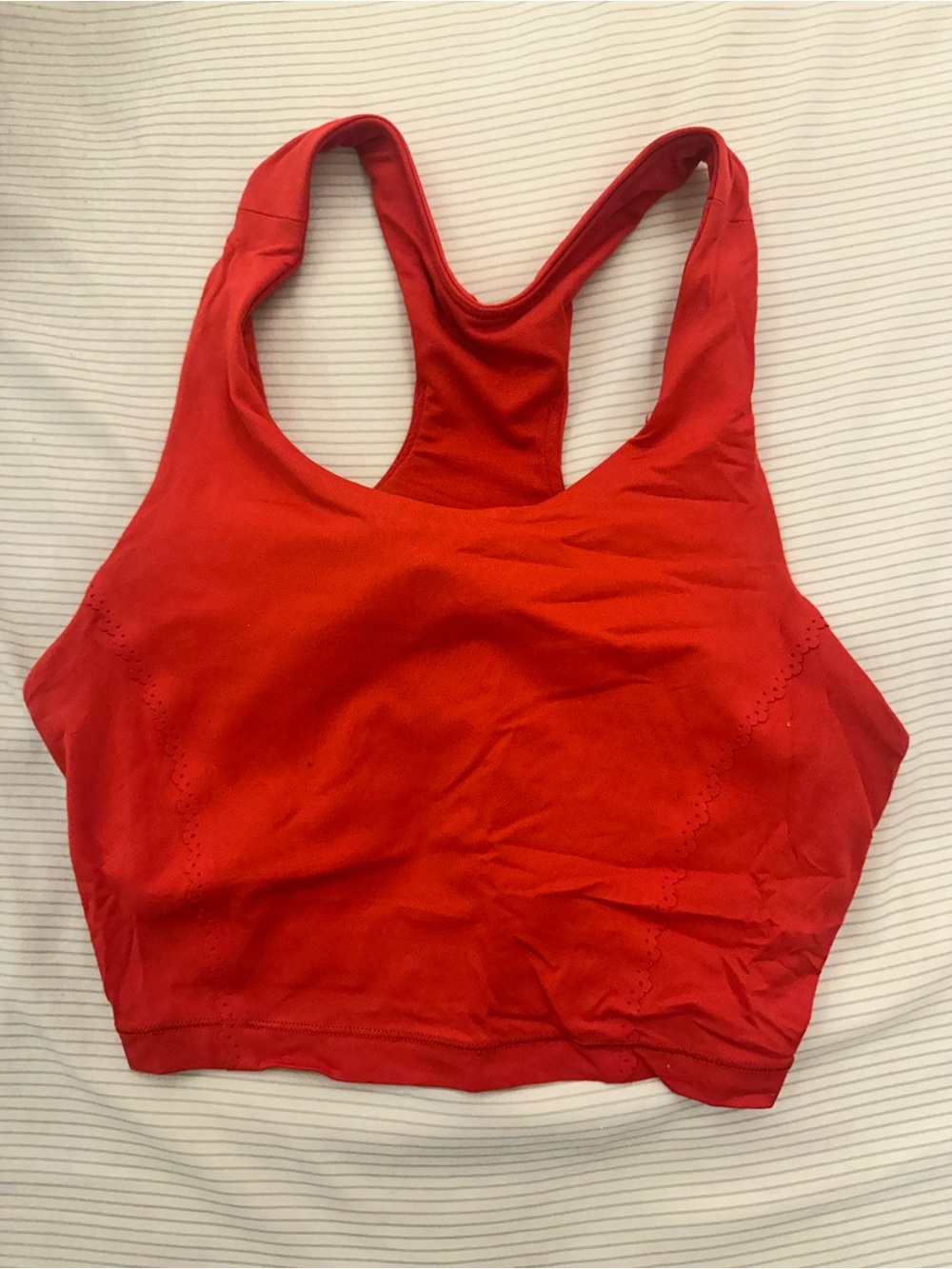 lululemon athletica Red Racerback Sports Bra